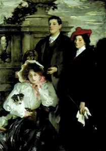 John Singer Sargent (1856-1925) - Hylda, Almina and Conway, Children of Asher Wertheimer - N03712 - National Gallery