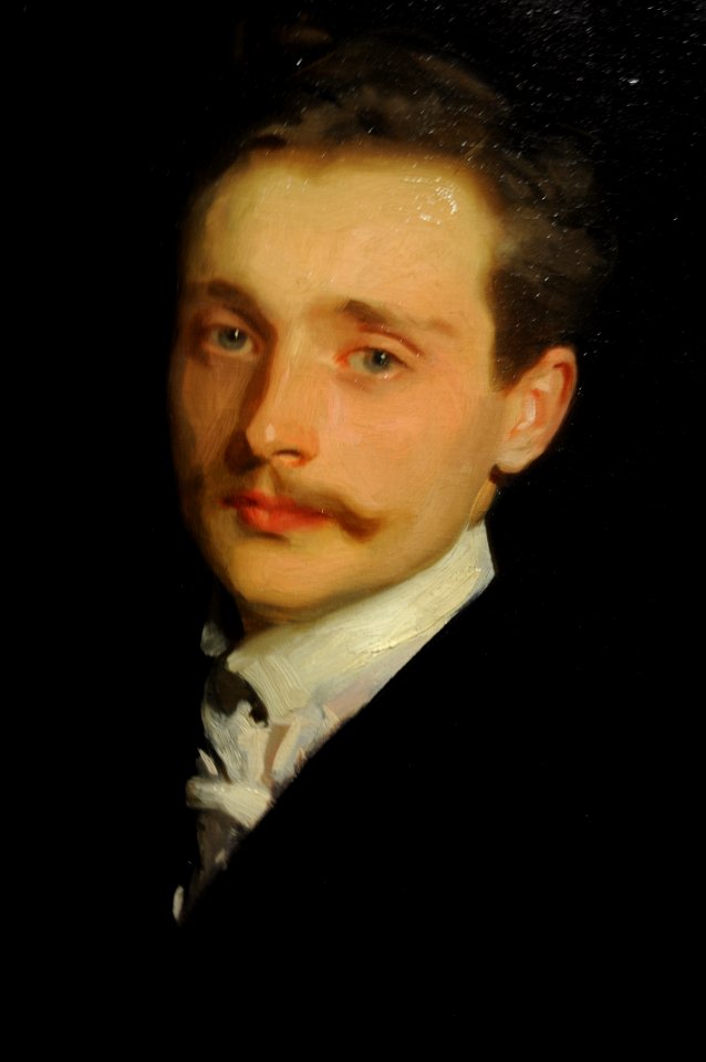 John Singer Sargent - Léon Delafosse detail 02