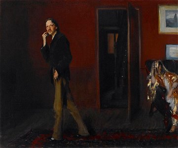 John Singer Sargent - Robert Louis Stevenson and His Wife - 2005.3 - Crystal Bridges Museum of American Art