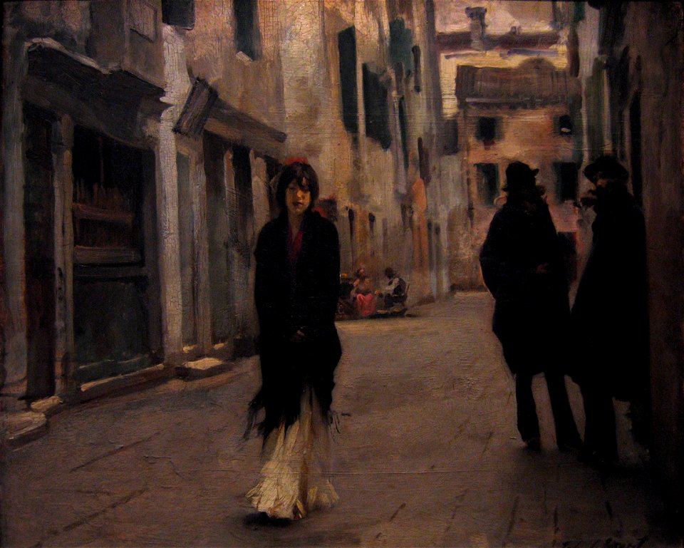 John Singer Sargent - Street in Venice