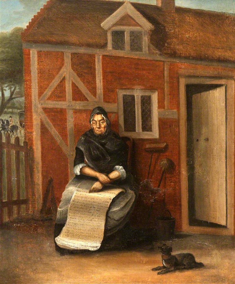 John Walters (1721-1797) - Mrs Jane Ebrell (b.1706), Former Housemaid and 'Spider-Brusher', Aged 87 - 1151282 - National Trust