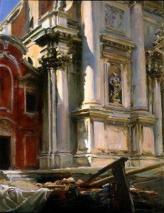 John Singer Sargent - Corner of the Church of San Stae, Venice - Inlån JSS 529-03 - Nationalmuseum