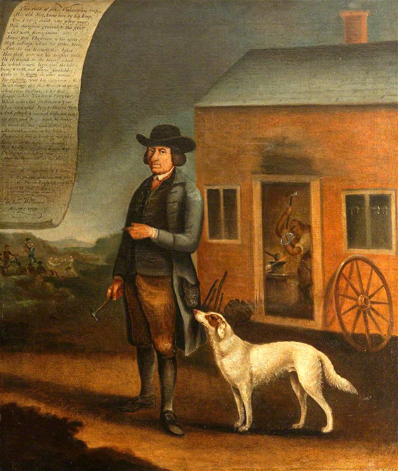 John Walters (1721-1797) - William Williams (b.1723), Blacksmith, Aged 70 - 1151285 - National Trust