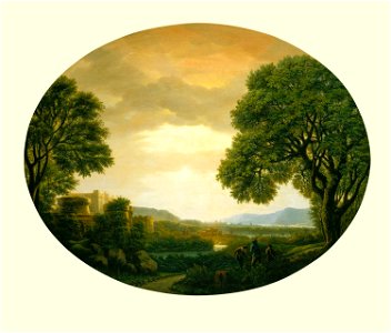 John Taylor (c. 1745-1806) - Classical landscape with figures - RCIN 404591 - Royal Collection