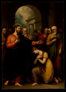 John Trumbull - The Woman Taken in Adultery - 1832.80 - Yale University Art Gallery