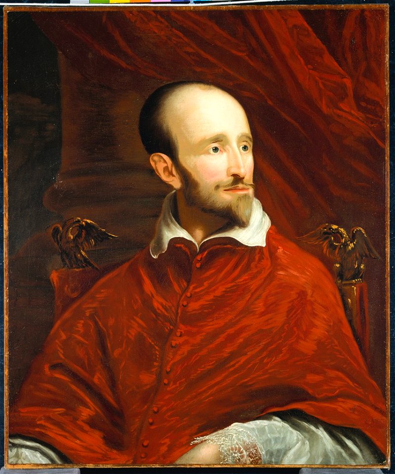 John Smibert - Cardinal Guido Bentivoglio (1579-1644), after Van Dyck - 1969.50 - Fogg Museum