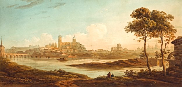 John Varley - City on a river - Google Art Project