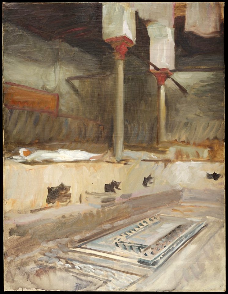 John Singer Sargent - Interior of a Bath House - 1937.212 - Fogg Museum