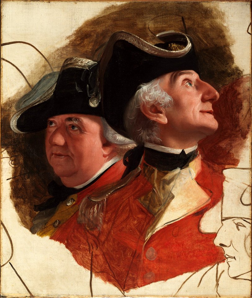 John Singleton Copley - Colonel Ernst August von Hugo and Lt. Colonel von Schlepegrell - 1942.180 - Fogg Museum