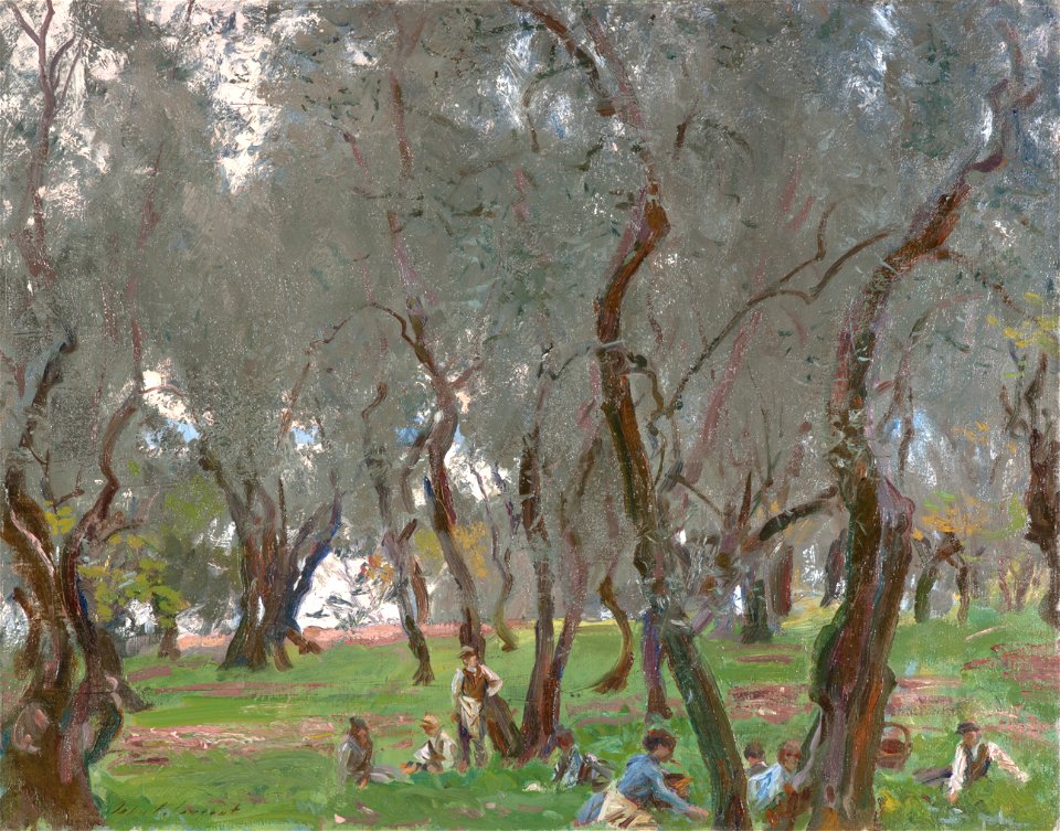 John Singer Sargent - The Olive Grove - 54.171 - Indianapolis Museum of Art