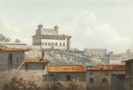 John Warwick Smith - The Villa Medici, Rome - Google Art Project. Free illustration for personal and commercial use.
