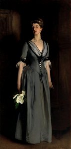 John Singer Sargent - Mrs Albert Vickers (Edith Foster) - Inlån JSS 525-01 - Nationalmuseum