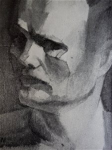 John Sten självporträtt