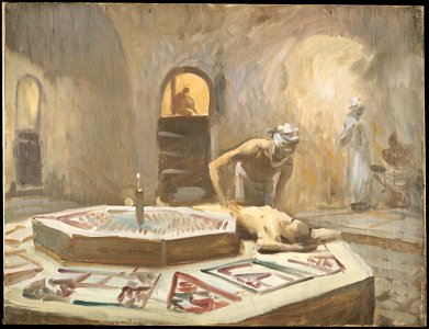 John Singer Sargent - Massage in a Bath House - 1937.204 - Fogg Museum