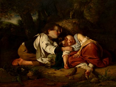 John Thomas Peele (1822-97) - The Children in the Wood - RCIN 403633 - Royal Collection