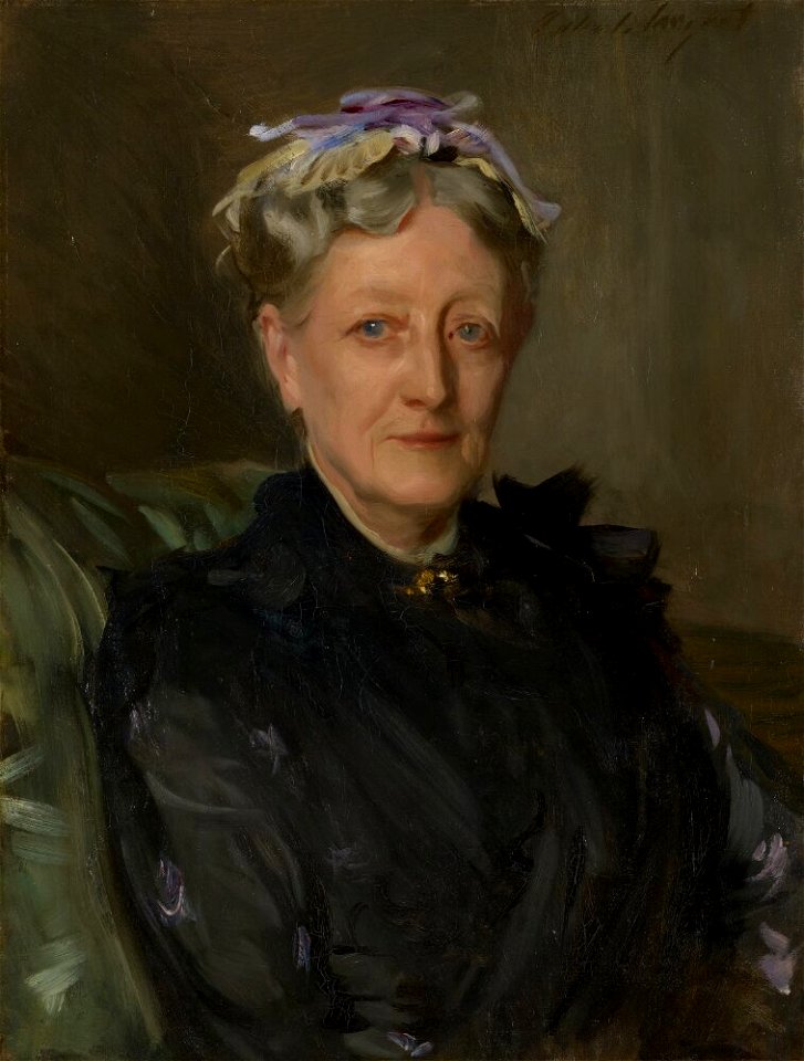 John Singer Sargent - Mrs Frederick Mead (Mary Eliza Scribner) - Inlån JSS 527-01 - Nationalmuseum