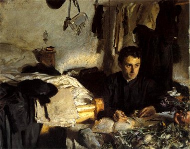John Singer Sargent - Padre Sebastiano. Free illustration for personal and commercial use.
