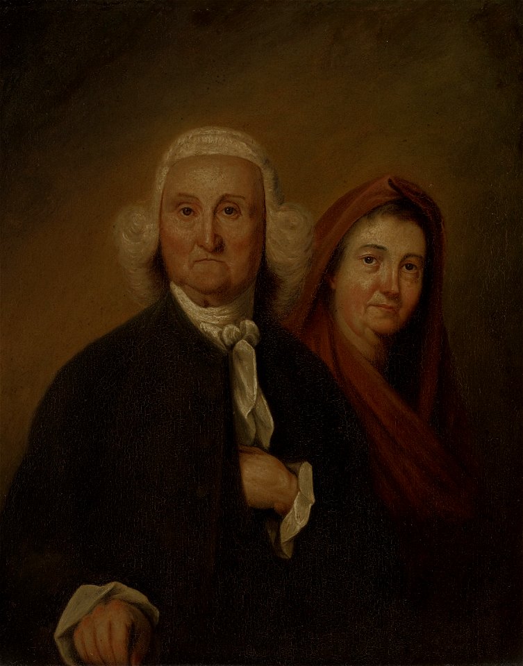 John Trumbull - Governor Jonathan Trumbull, Sr. (1710-1785), LL.D. 1779 and Mrs. Trumbull (Faith Robinson) (1718-1780) - 1958.51 - Yale University Art Gallery