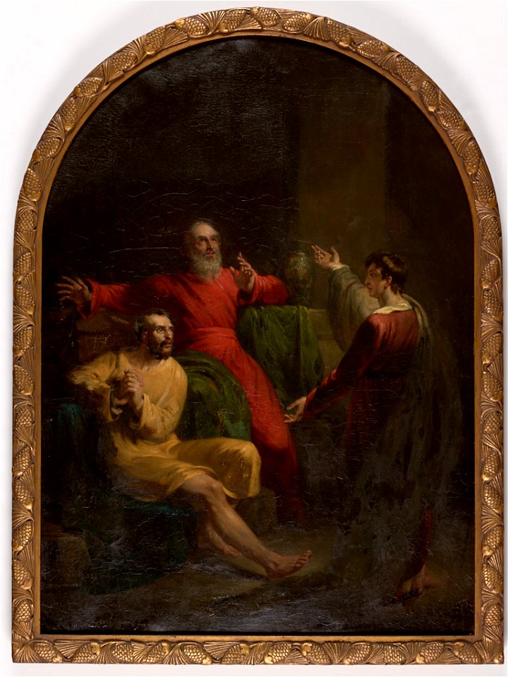 John Wood - Joseph Telling the Dreams of the Butler and the Baker - 1989.124.2 - Rhode Island School of Design Museum