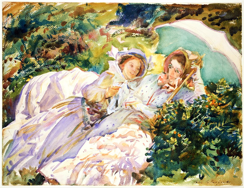 John Singer Sargent - Simplon Pass- The Tease - Google Art Project