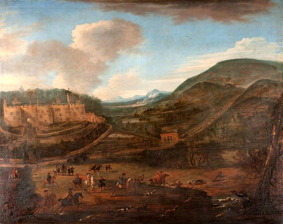 John Wootton (c.1682-1764) - A Stag Hunt at Chirk - 1171105 - National Trust