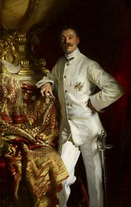 John Singer Sargent - Sir Frank (Athelstane) Swettenham - NPG 4837 - National Portrait Gallery