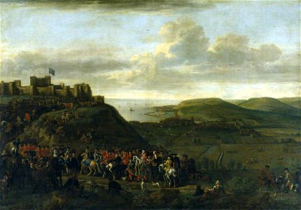 John Wootton (c.1682-1764) - Lionel Sackville (1688–1765), 1st Duke of Dorset, Lord Warden of the Cinque Ports, Returning in Procession to Dover Castle - 129729 - National Trust