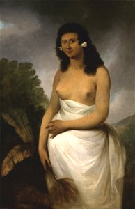 John Webber - Portrait of Poedooa, daughter of Orea, King of Ulaitea, Society Islands - Google Art Project