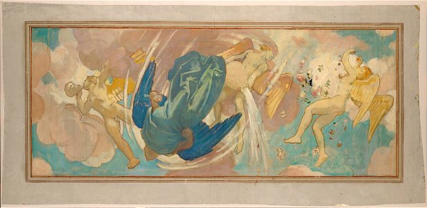 John Singer Sargent - Study for The Winds, Museum of Fine Arts, Boston - 1937.208 - Harvard Art Museums