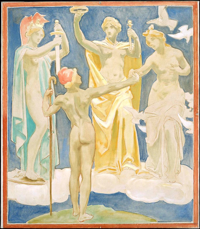 John Singer Sargent - The Judgement of Paris, 1922-24