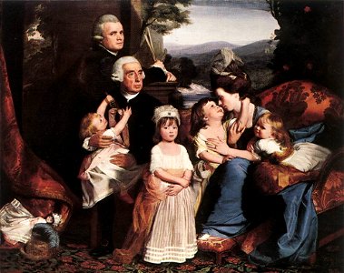 John Singleton Copley - The Copley Family - WGA5214. Free illustration for personal and commercial use.