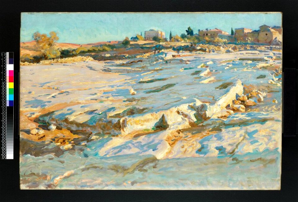 John Singer Sargent - Near the Mount of Olives, Jerusalem - 1506 - Nationalmuseum