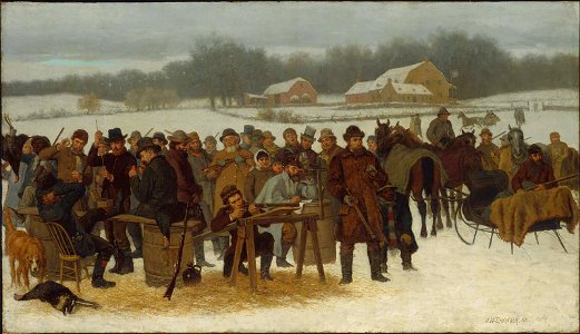 John Whetten Ehninger - Turkey Shoot - 46.854 - Museum of Fine Arts