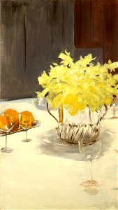 John Singer Sargent - Still Life with Daffodil - 1937.2556 - Yale University Art Gallery. Free illustration for personal and commercial use.