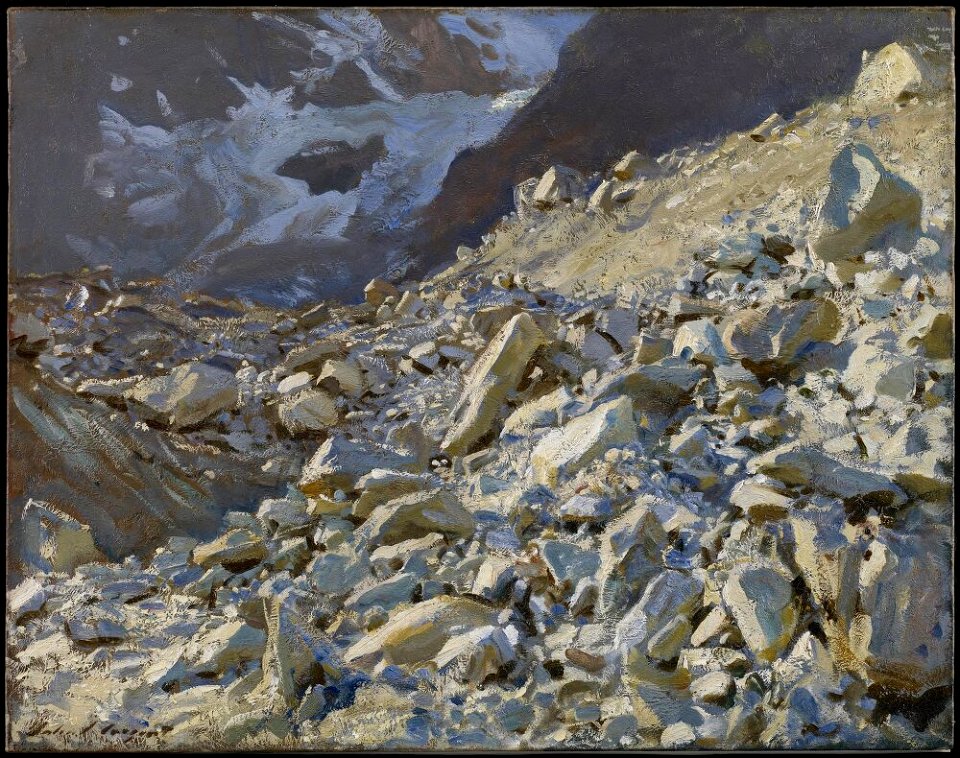 John Singer Sargent - The Moraine - Inlån JSS 506-03 - Nationalmuseum