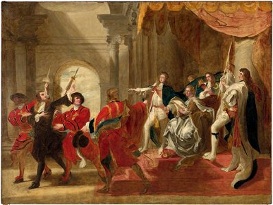 John Singleton Copley - Monmouth before James II - 1917.67 - Fogg Museum