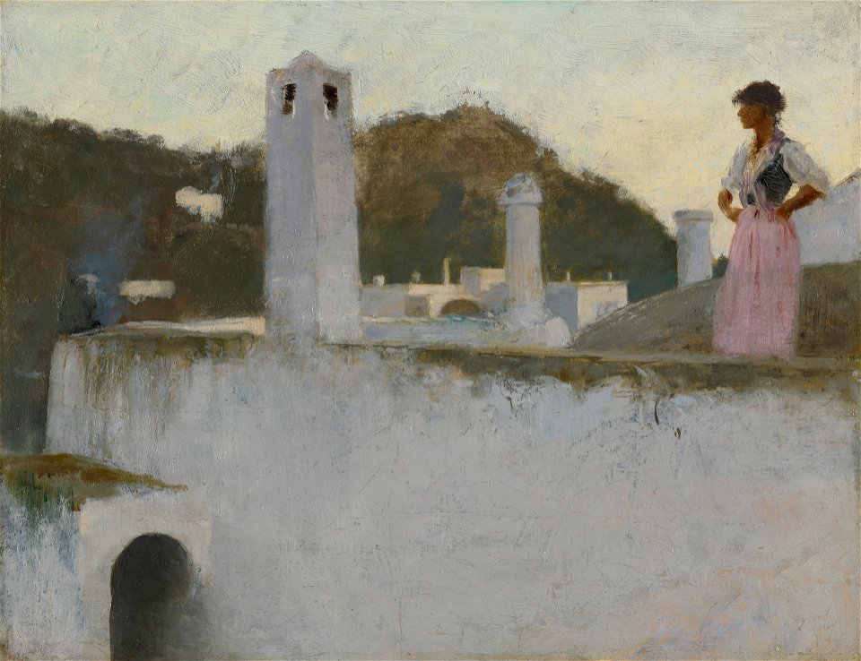 John Singer Sargent - View of Capri - 1937.2595 - Yale University Art Gallery