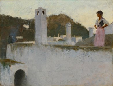 John Singer Sargent - View of Capri - 1937.2595 - Yale University Art Gallery