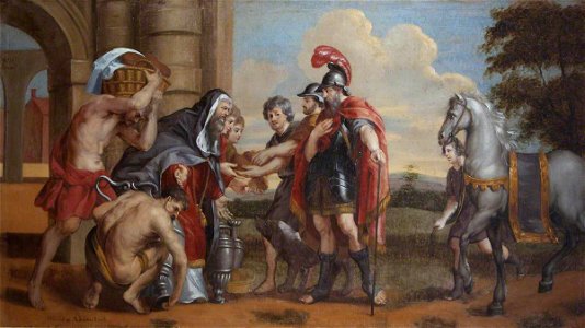 John Theodore Heins Senior (1697-1756) - The Meeting of Abraham and Melchizedek - 1401284 - National Trust
