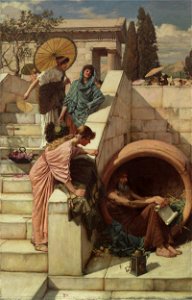 John Waterhouse - Diogenes - Google Art Project. Free illustration for personal and commercial use.
