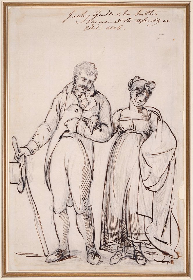 John Thomas Serres - Serres-K077767 - Jacky Gordon and her brother - 1806