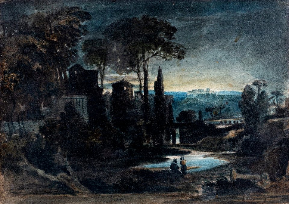 John Varley - Varley-98313 - Moonlit capriccio - circa 1815