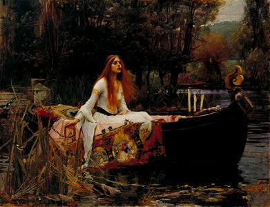 John William Waterhouse - The Lady of Shalott - Google Art Project. Free illustration for personal and commercial use.