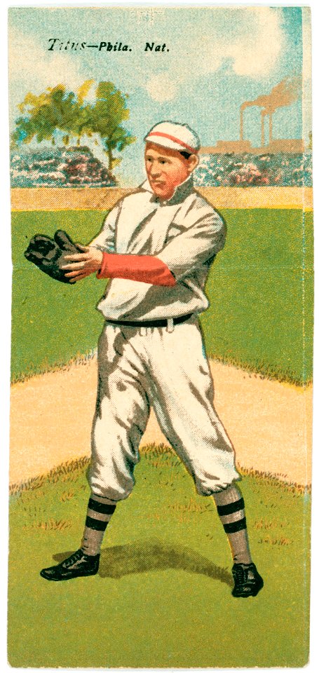 John Titus-Chas. S. Dooin, Philadelphia Phillies, baseball card portrait LCCN2007683871