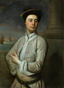 John Theodore Heins Senior (1697-1756) (attributed to) - Admiral Sir Robert Harland (c.1715–1784) - BHC2749 - Royal Museums Greenwich