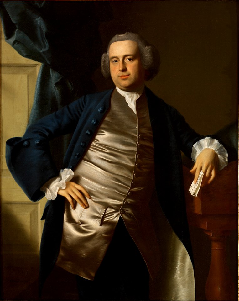 John Singleton Copley - Portrait of Govenor Moses Gill - 07.117 - Rhode Island School of Design Museum