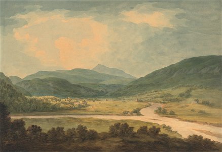 John Warwick Smith - The River Tay and Tributary - Google Art Project