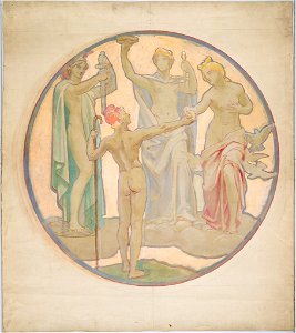John Singer Sargent - Study for Judgment of Paris, Museum of Fine Arts, Boston - 1937.207 - Harvard Art Museums