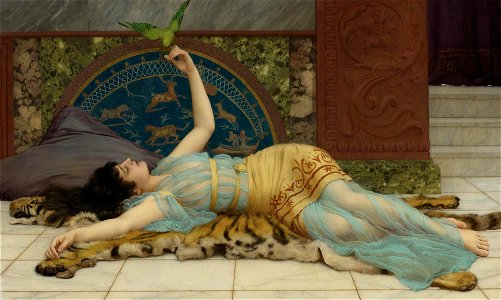 John William Godward - Dolce far niente, 1897