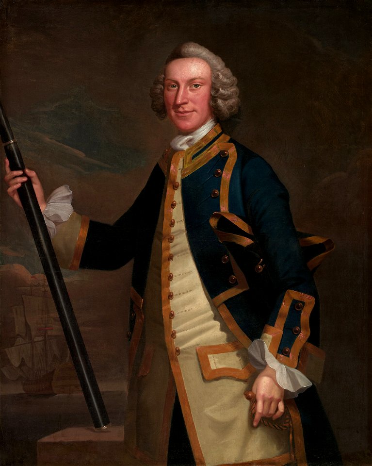 John Wollaston - Portrait of a Naval Officer - 1967.180 - Art Institute of Chicago